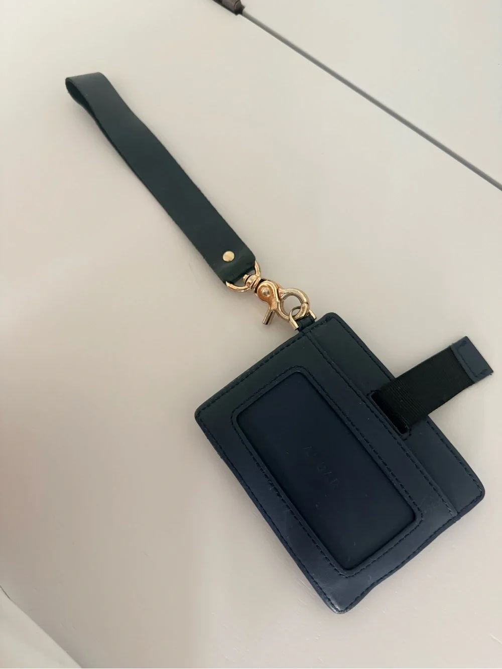 Andar The Denner Leather Wristlet Wallet Classic Navy